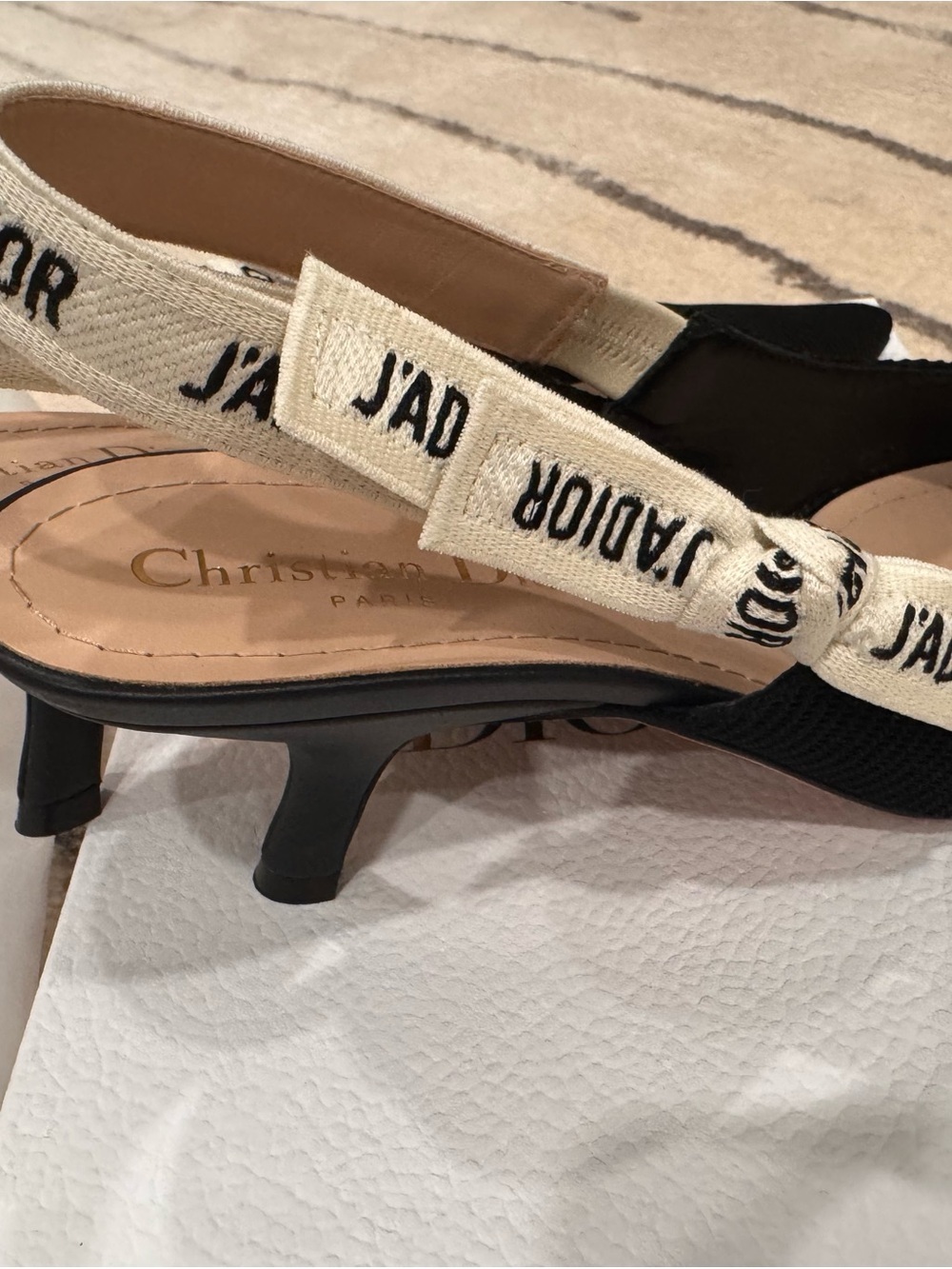 💯 % Authentic Women Dior J'adior Technical Slingback Pump- full set - Picture 13 of 15